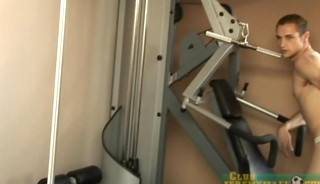 Lance jerking off