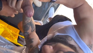 Latino boy cruising adventure compilation, blowjob cum in mouth outdoor ( Part -2)