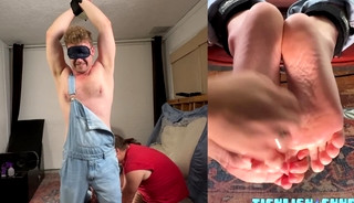 TicklishChubs: Tickler Matt Disciplines Loborud With Intense Foot Torment