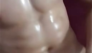 Jared Shaw oiled up and wanking