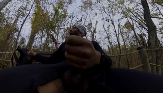 Public masturbation at the park