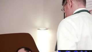 Fun Size Teen and Daddy sex at the doctor's office