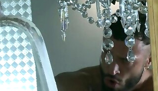 Two beefy hairy men Sergey Blue and Nik Fros