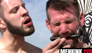 Wolf Hudson pursues agent Chris Harders ass with his throbbing baton
