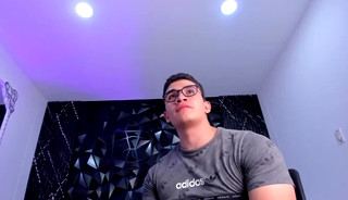 Latino Strokes His Big Uncut Cock on Cam