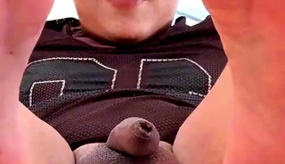 Fannyfemmboi exhibit herself, I GOT CAUGHT!! public flashing, walking and playing myself