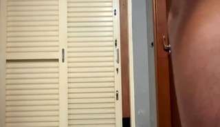 cumming in underwear as a gift for the fan