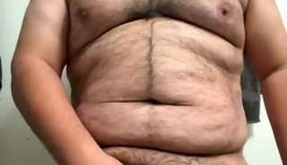 Dirty bear jacking off