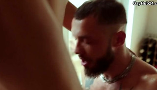 King Caio takes ownership of gorgeous bottom Nik Fros american