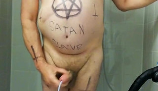 Satan Slave Takes A Delicious Urine Enema part 3