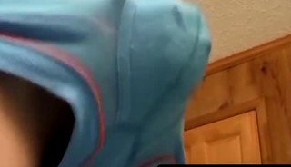 Adorable twink's massive dick solo wank and creamy cumshot