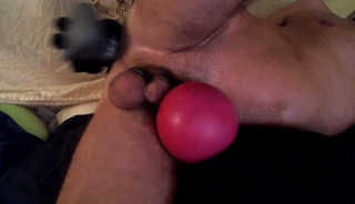 Fat juicy Dildo bouncing and stretching my sub hole