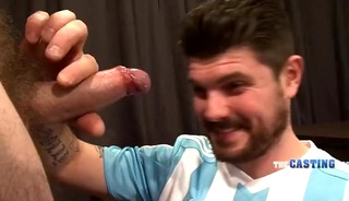 Football eat cum