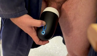 Second shot with new toy-cum as lube