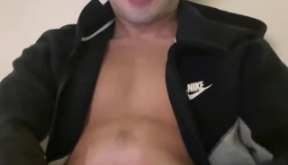 V3rbal Tw!nk Strok1ng His Fat C0ck Through Und3rwear