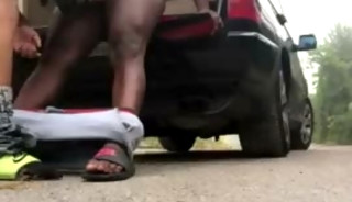 Fucking a stranger in the back of the car on a side street