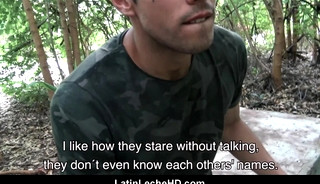 Hot Young Jock And Twink Cruising Fuck In Rain Forest