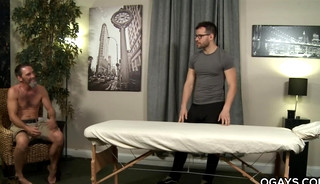 Handsome Masseur And Her Older Gay Client