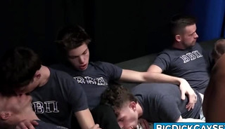 Zander Woodz in a hot orgy with the Alumnus and their hung ring leader Adam Snow