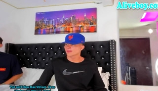 two slim latinos hot boys have frotage sex on webcam