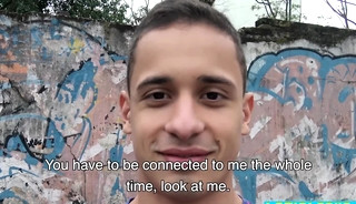 Latino devours two uncut cocks and fucked anal bareback