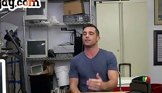 Amateur IR office hunk bottom anally drilled by BBC