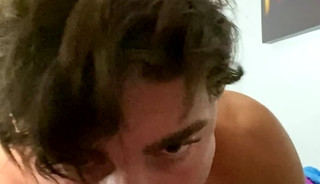 357.7 Pretty boy sucks treasured dildo