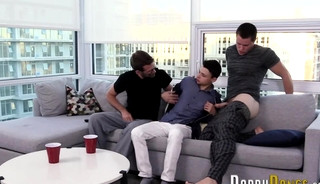 Teen stepson jizzed over
