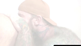 Tattooed stallion Atlas Grant anal stretched hard bareback eagerly