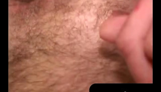 Mature stud masturbates intensely after being interviewed vigorously